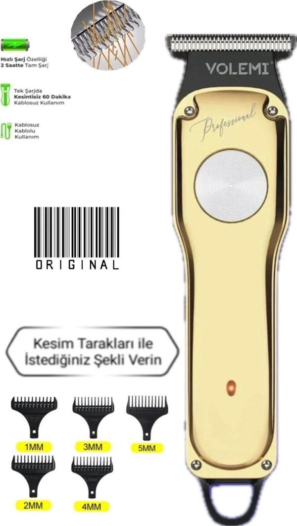 00085 Profesyonel Usb Şarjlı Berber Tıraş Makinesi Saç Sakal Tıraş Makinası Erkek Bakım Seti - Image 1