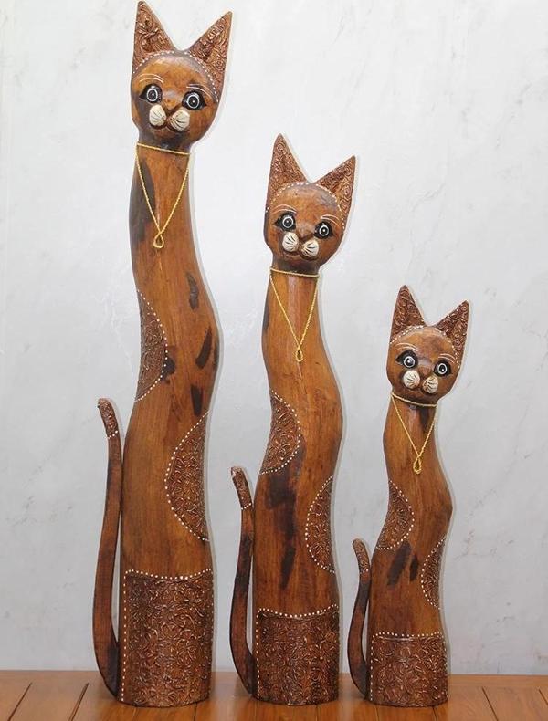 Ahşap 3'lü Kedi Seti 1 Metre. Trendy:2 - Image 1
