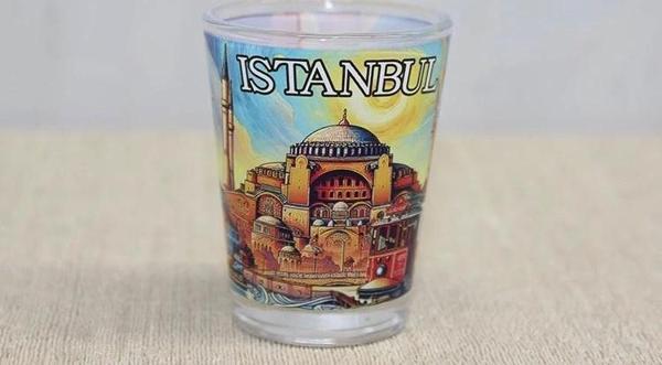 İstanbul Temalı Cam Shot Bardak Alk4356 - Image 1