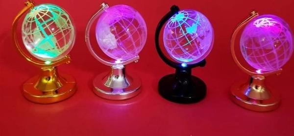 Mini Işıklı Cam Kristal Dünya - Image 1