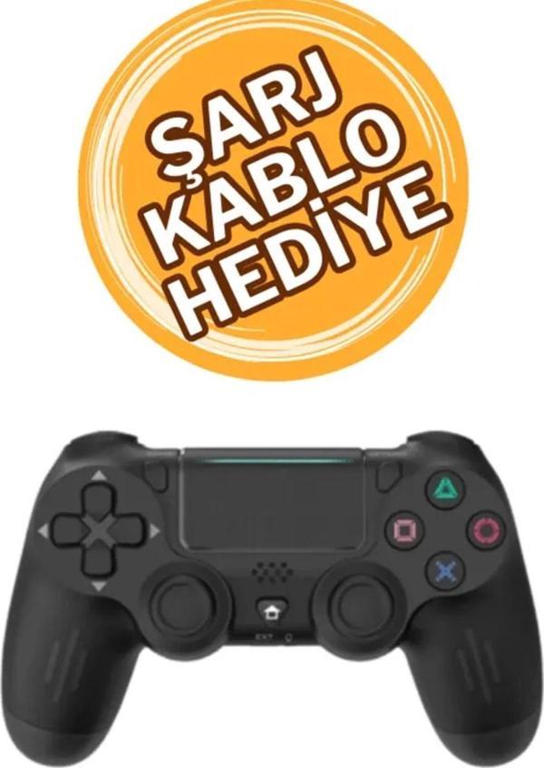 Ps4 Kol Wireless Bt Kablosuz Oyun Kolu Ps4 Joystick Tablet Telefon Pc Uyumlu Titreşimli Oyun Kolu - Image 1