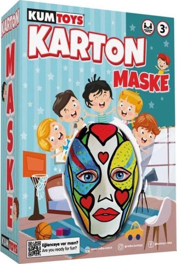 Karton Maske Boyama Seti - Image 1