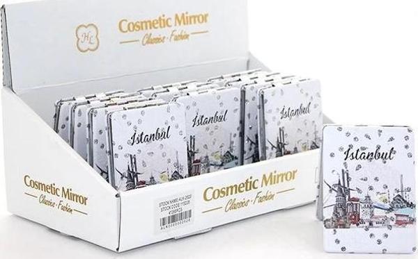 Taşlı İstanbul Tasarımı El Aynası İnce Alk2620 - Image 1