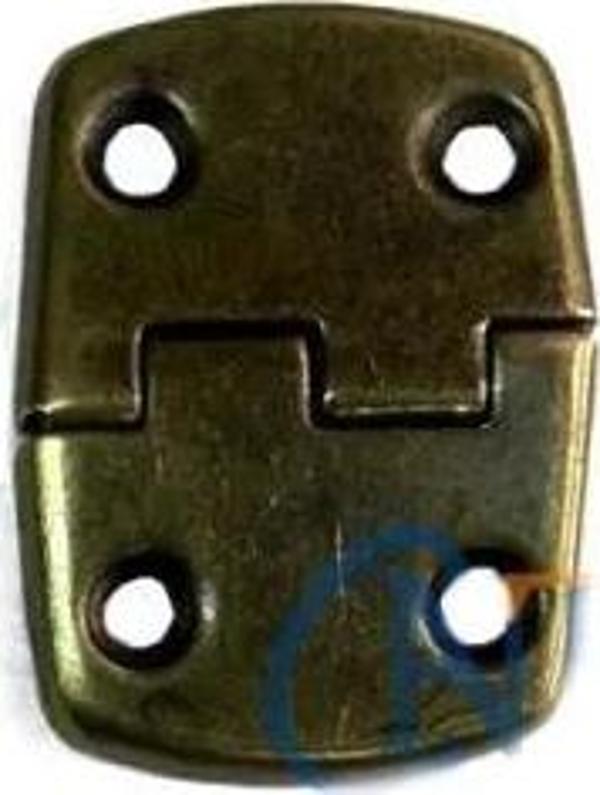 Bavul Menteşesi - 30x40mm, Antik, 1 Adet - Image 1