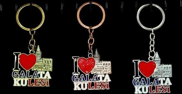 Metal Galata Kulesi Anahtarlık Alk2208 - Image 1