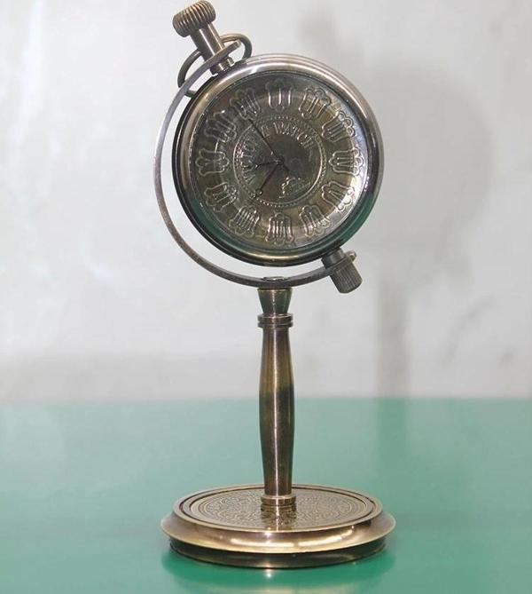 Pirinç Masa Üstü Saat 16186 - Image 1