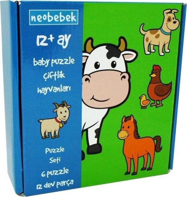 Baby Puzzle - Çiftlik Hayvanları 12+ Ay - Image 1