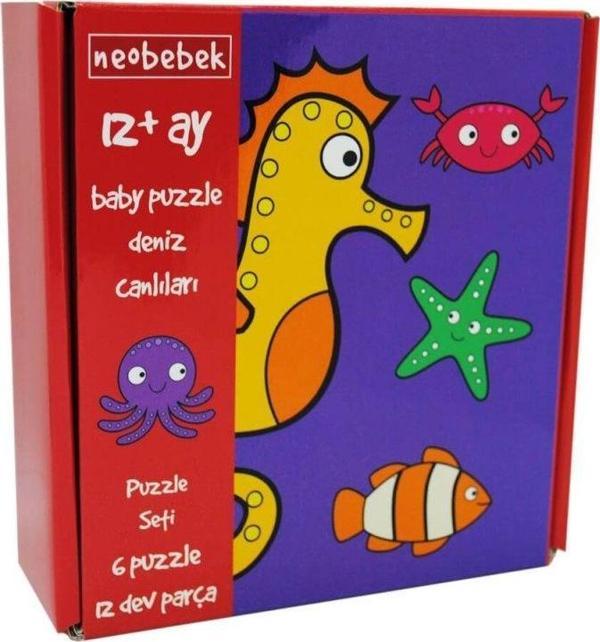 Baby Puzzle - Deniz Canlıları 12+ Ay - Image 1