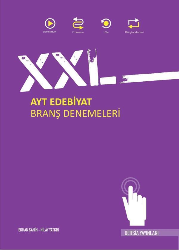 2024 XXL AYT Edebiyat Branş Denemeleri Dersia Yayınları - Image 1
