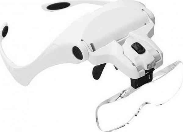 5 Lens 1.0x3.5x, 2led Işıklı  Ile Ayarlanabilir Gözlük Büyüteç9892b2 - Image 1