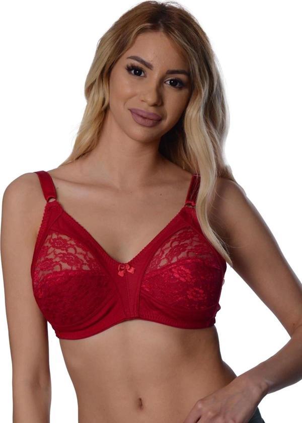 Bordo Dantelli Toparlayıcı Sütyen - 503 - Image 1