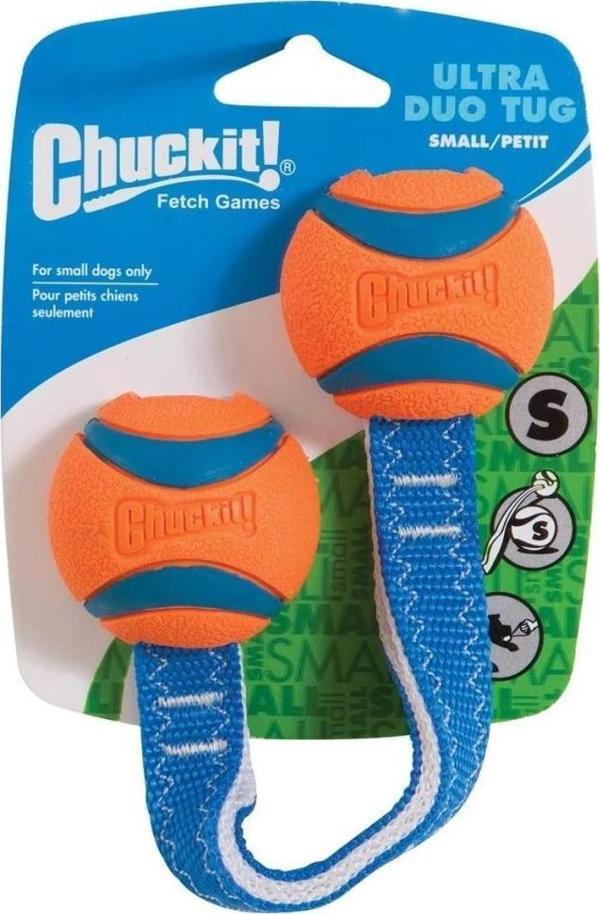 Chuckit! Ultra Duo Tug 2'li Köpek Çekiştirme Topu (Küçük Boy) - Image 1