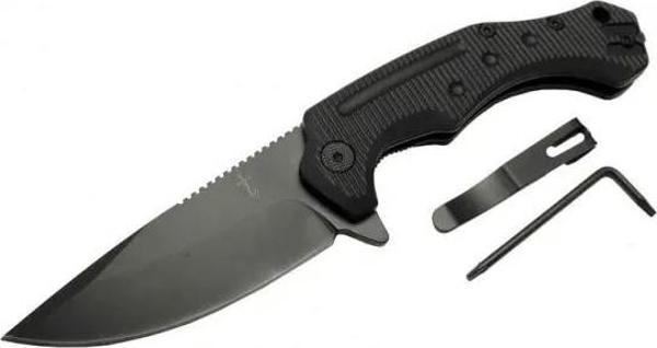 Zero Error 7-12 Black Çakı 22 Cm Manuel, Kemerlikli - Image 1