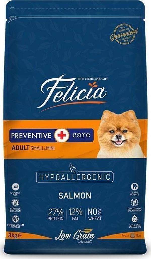 Felicia Somonlu Küçük Irk Yetişkin Köpek Maması 3 Kg - Image 1