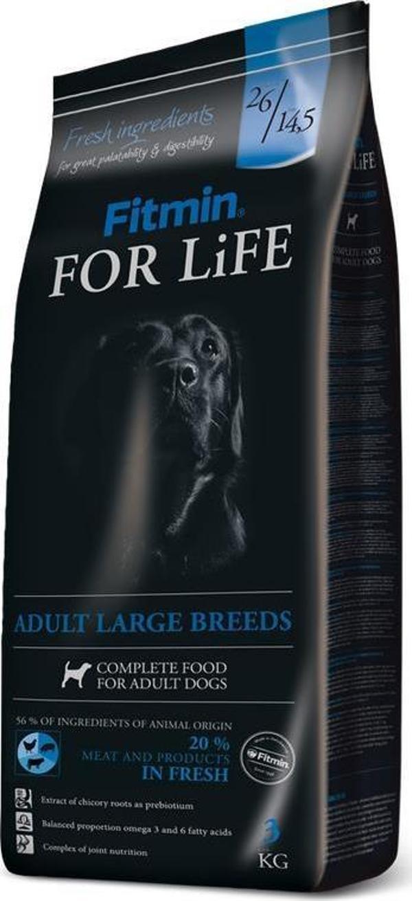 Fitmin For Life %20 Taze Tavuk Etli Büyük Irk Yetişkin Köpek Maması 3 Kg - Image 1