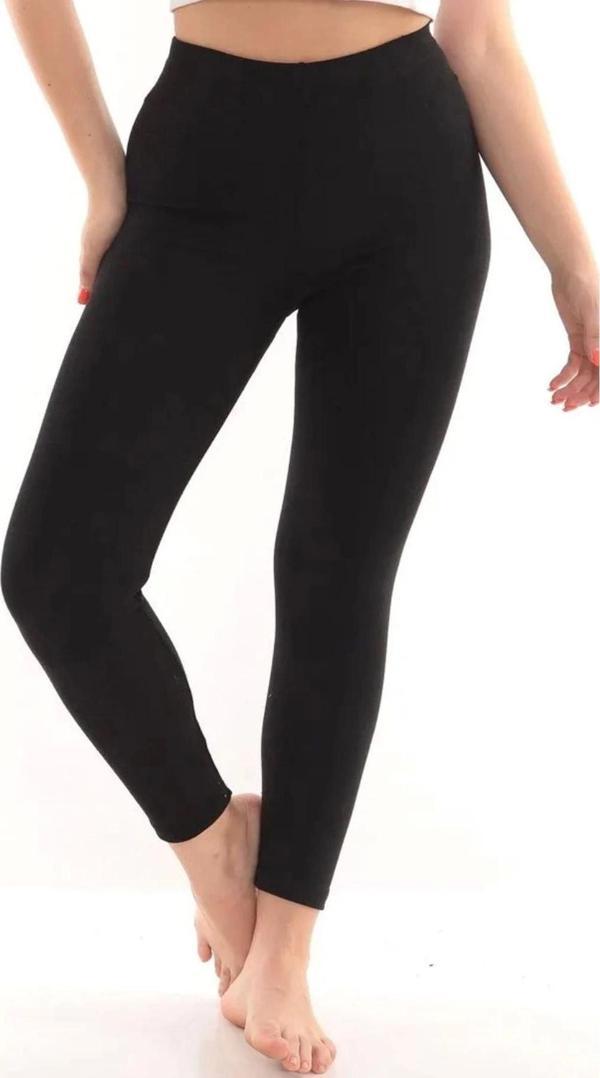 Kadın Siyah Termal Tayt İçi Şardonlu - Image 1