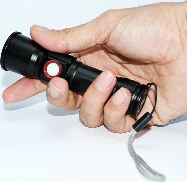 Xml-2 Led 1.000 Lümen  Usb Şarjlı El Feneri  Wt-611 - Image 1