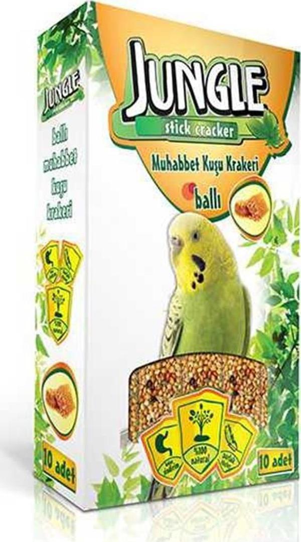 Jungle Ballı Muhabbet Kuşu Krakeri 10' lu - Image 1