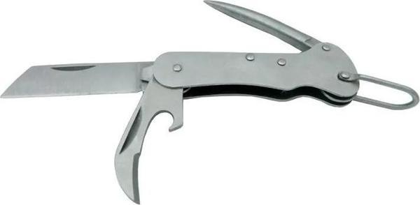Pk 153 Gümüş Gemici Çakı 9,5 Cm - Metal Sap, Manuel - Image 1