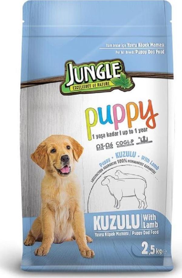 Jungle Kuzu Etli Yavru Köpek Maması 2,5 kg - Image 1
