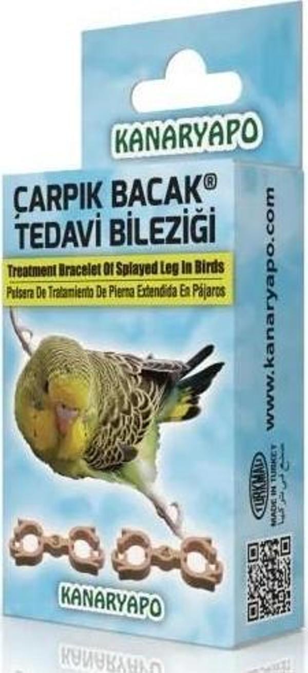 Kanaryapo Muhabbet Kuşu Çarpık Bacak Bileziği 10'Lu Paket - Image 1