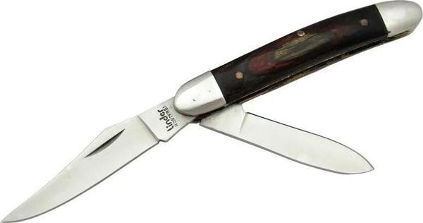 K-21 Linder Çiftli / Çift Ağızlı Çakı 14,5 Cm - Ahşap Saplı, Manuel - Image 1