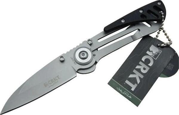 Cr 0087 Bk Kamp Çakı 18 Cm - Metal Saplı, Otomatik, Kılıflı - Image 1