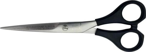 2217 M-525 Plastik Saplı Balık Sırtı Makas No: 6 İnç / 15,24 Cm - Paslanmaz Çelik - Image 1