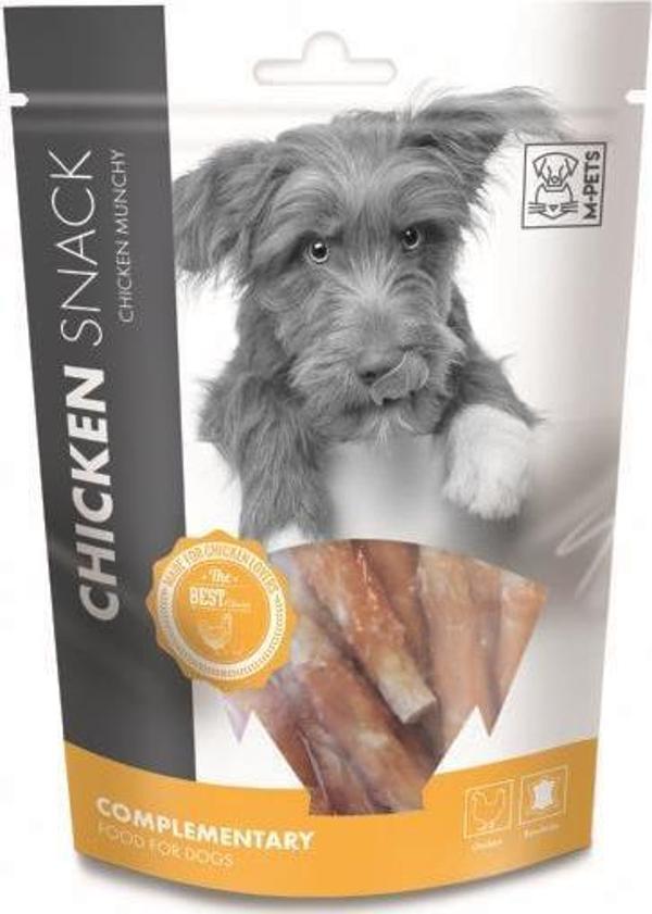M-Pets Chicken Munchy Tavuklu Köpek Ödülü 80gr - Image 1