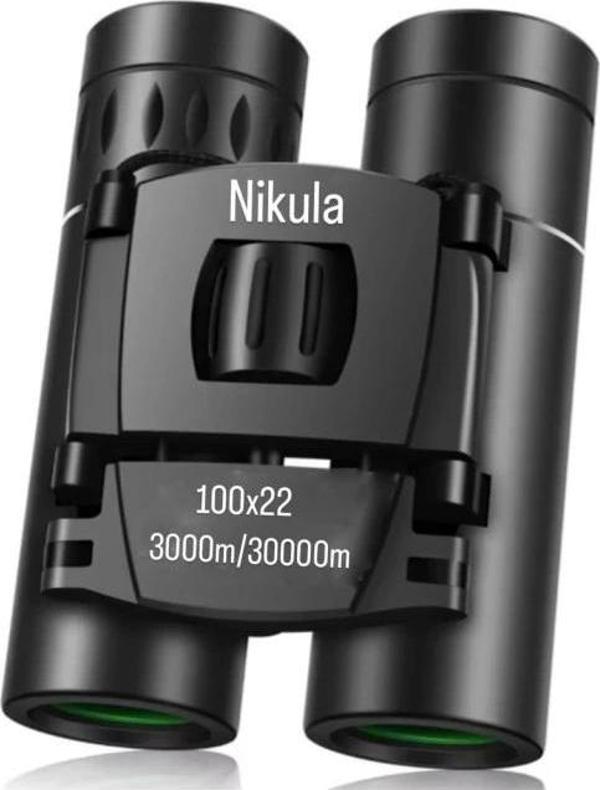 100x22 Cepte Taşımalı Kauçuk Kaplama Profesyonel Mini Dürbün3000m/30000m - Image 1