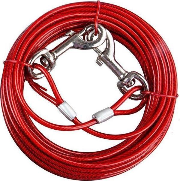 SL310 Köpekler İçin Bahçe Bağlama Çelik Halat 5,0 mm x 10 m - Image 1