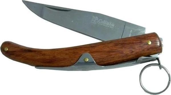 Okapi Gc2079a Kahverengi Cep Çakısı 20cm - Manuel, Ahşap Sap - Image 1
