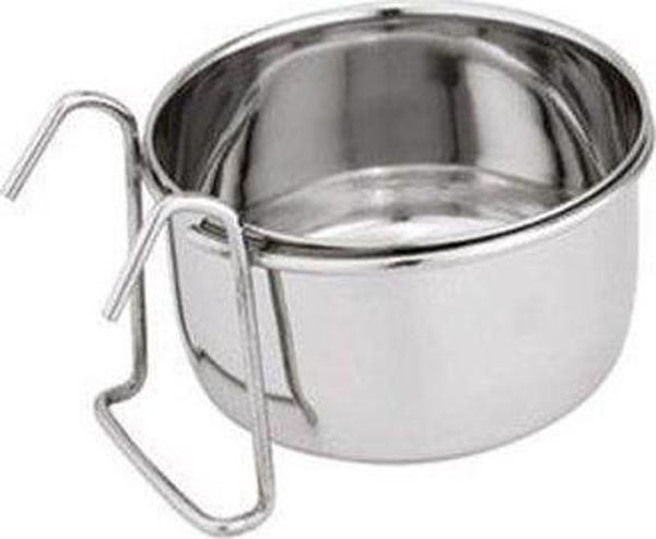 Oripet Kanca Askılı Çelik Mama Yem Kabı 10 Oz - Image 1