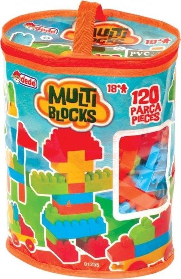 Dede - Multi Blocks 120 Parça Yapı Blokları Seti Eğitici Öğretici Oyuncak - Image 1