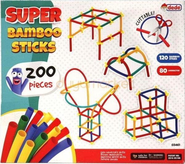Süper Bambu Çubuklar 200 Parça - Image 1