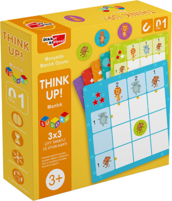 Level Up! 1 - Think Up! Mantık Sudoku 3x3 - Image 1