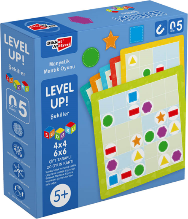 Level Up! 5 - Şekiller Sudoku 4x4 - 6x6 - Image 1