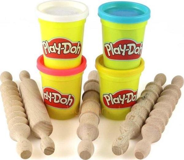 Play-Doh Oyun Hamuru Ve Ahşap Merdane Seti - Kutulu - Image 1