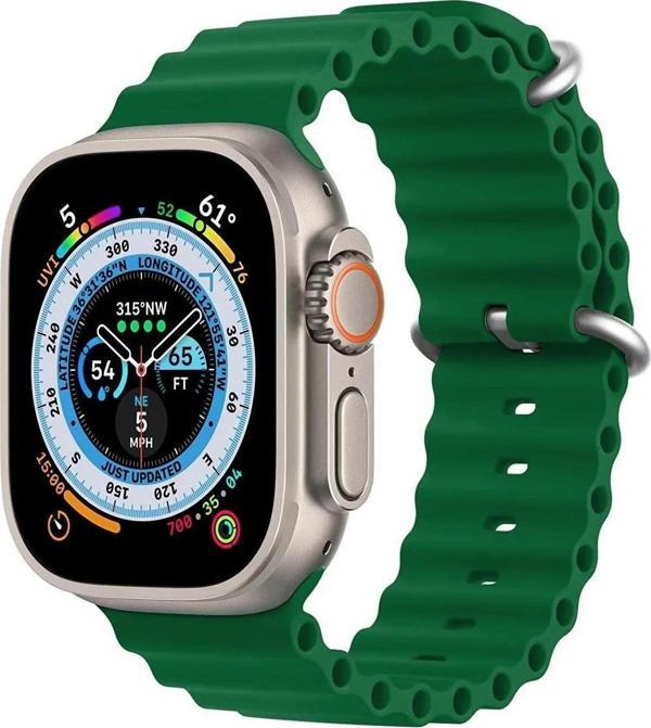 Cosmostech Akıllı Saat Watch için Uyumlu 42MM 44MM 45MM 49MM 1/2/3/4/5/6/se/7/8/ultra Akıllı Saat Silikon Kordon ve Kayı - Image 1