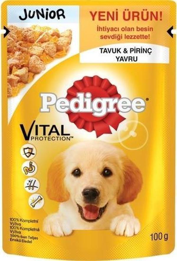 Pedigree Pouch Tavuklu Yavru Köpek Konservesi 100 gr - Image 1