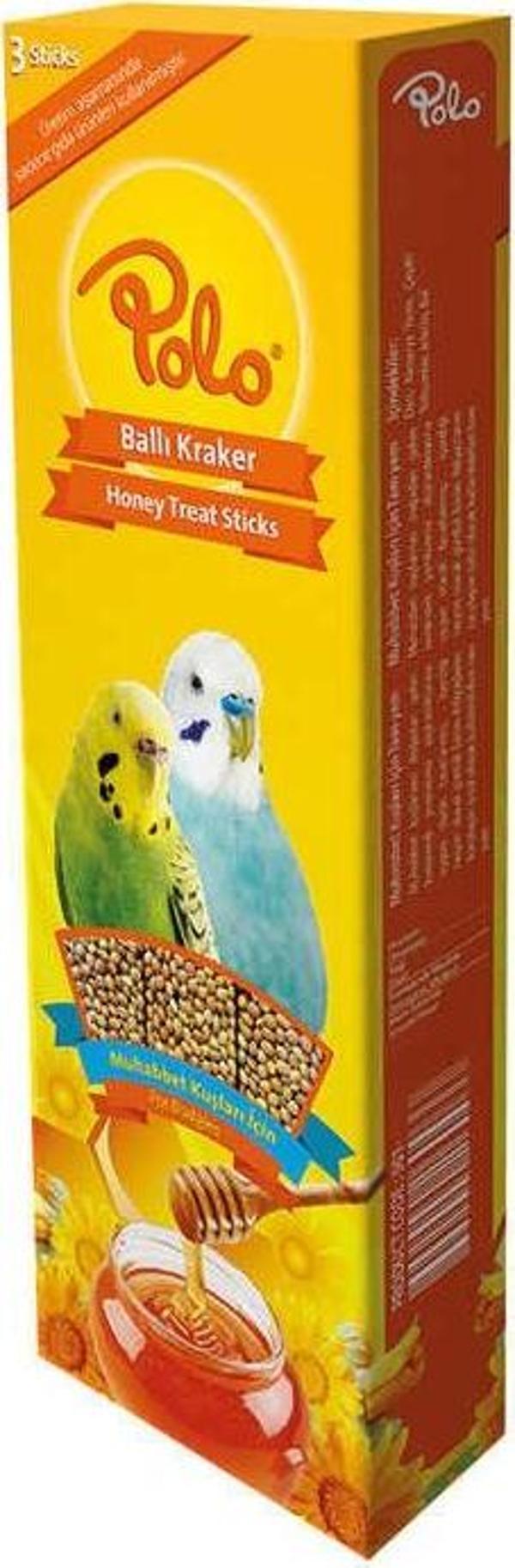 Polo Ballı Muhabbet Kuşu Krakeri 3 lü - Image 1