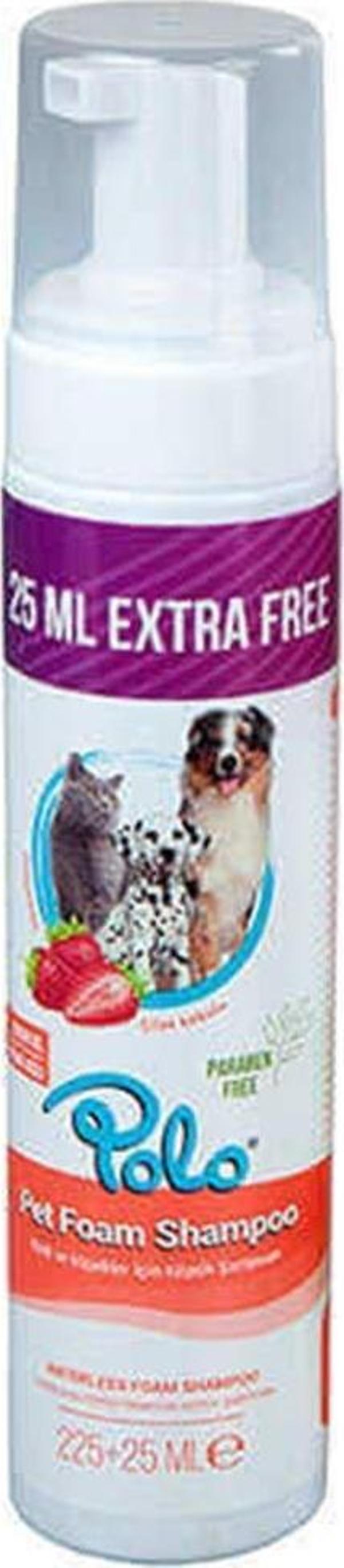 Polo Durulanmayan Çilek Kokulu Şampuan 225+25 ml - Image 1