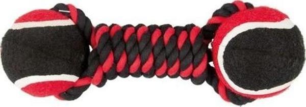 Polo İpli Oyuncak Çift Toplu Sargı Kırmızı Siyah 22Cm - Image 1