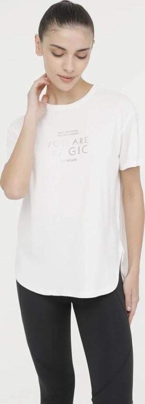 Lumberjack Wl LARINA 4Fx Ekru Kadın Tişört 101546223 11CK2230 - Image 1