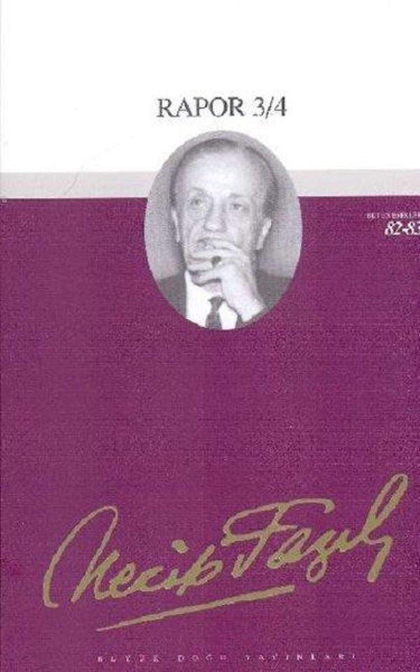 Rapor 3/4Necip Fazıl Bütün Eserleri - Büyük Doğu Yayınları - Image 1