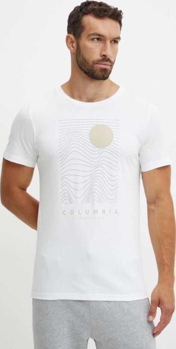 Columbia Csc M Linear Drifts Ss Tee Erkek Tişört CS0390 - Image 1