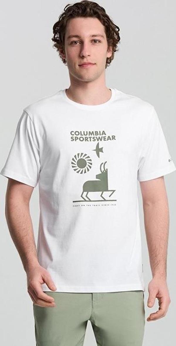Columbia CSC M Naturally Outdoor SS Tee Erkek Kısa Kollu Tişört CS0410 - Image 1