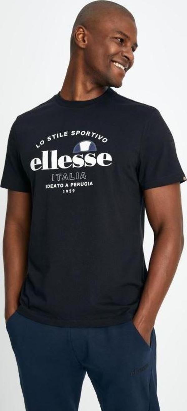 Ellesse Erkek Tişört Siyah EM141-BK - Image 1