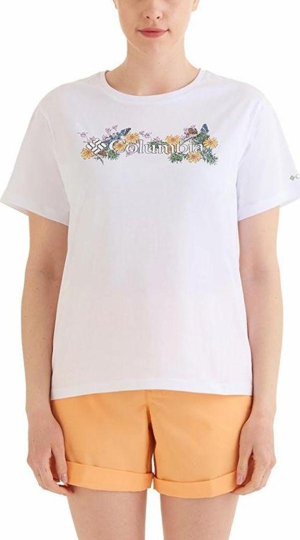Columbia CSC North Cascade Kadın Kısa Kollu T-shirt Beyaz CS0366_100 - Image 1