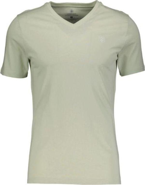 Lumberjack BSC V NK Tişört 4FX Yeşil Erkek Kısa Kol T-Shirt M-CT106 101497397 - Image 1